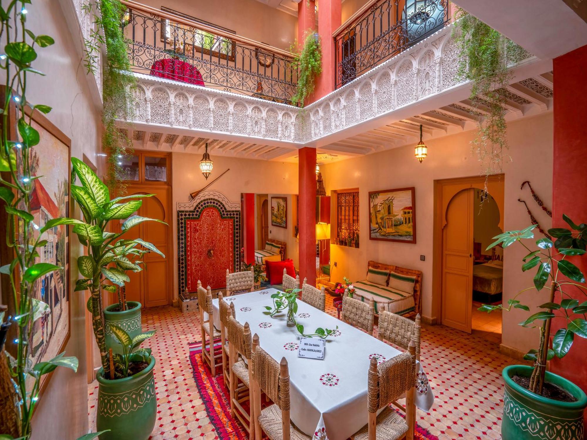 Riad Dar Ennakhla Marrakesh Exteriör bild