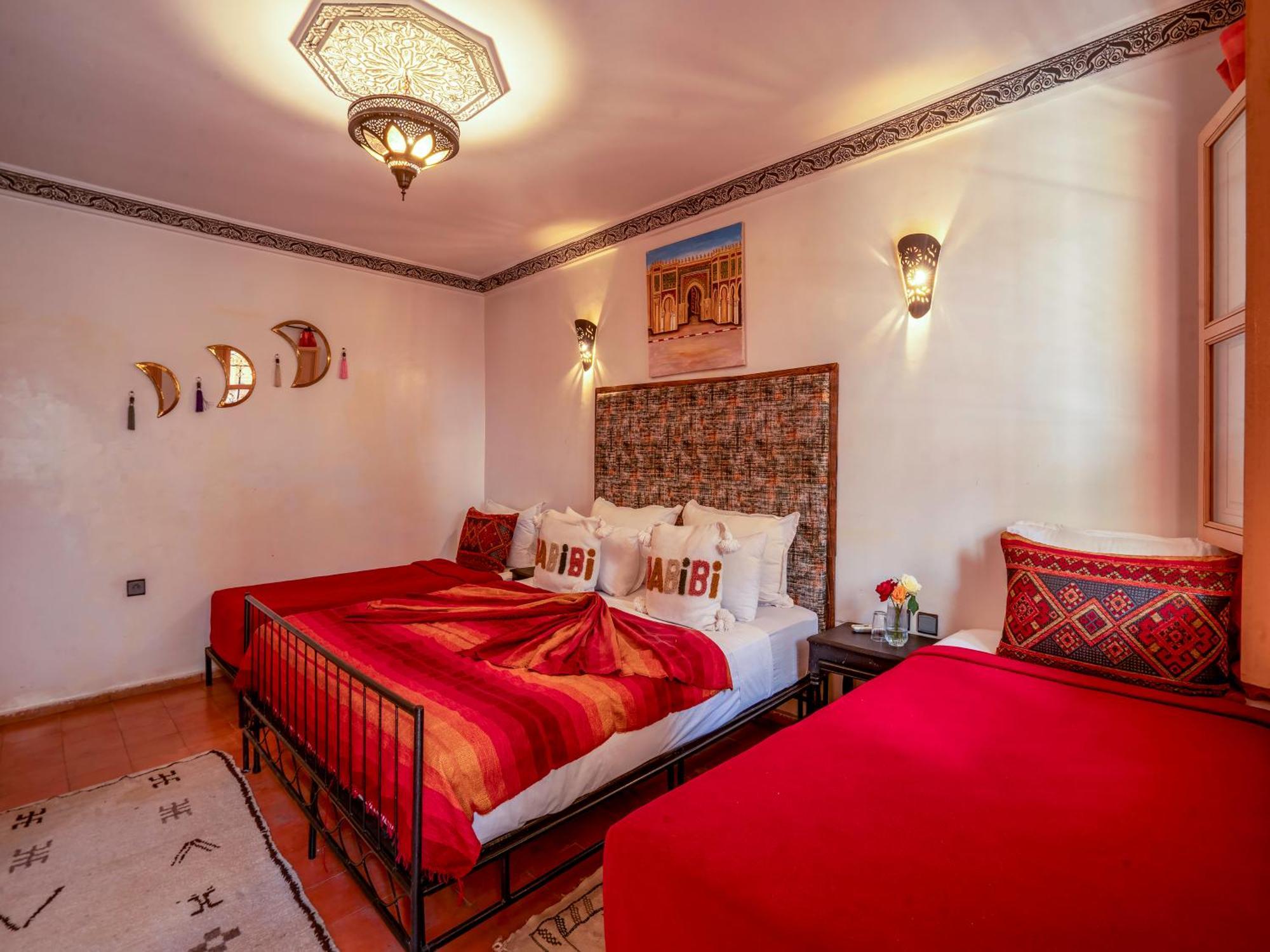 Riad Dar Ennakhla Marrakesh Exteriör bild