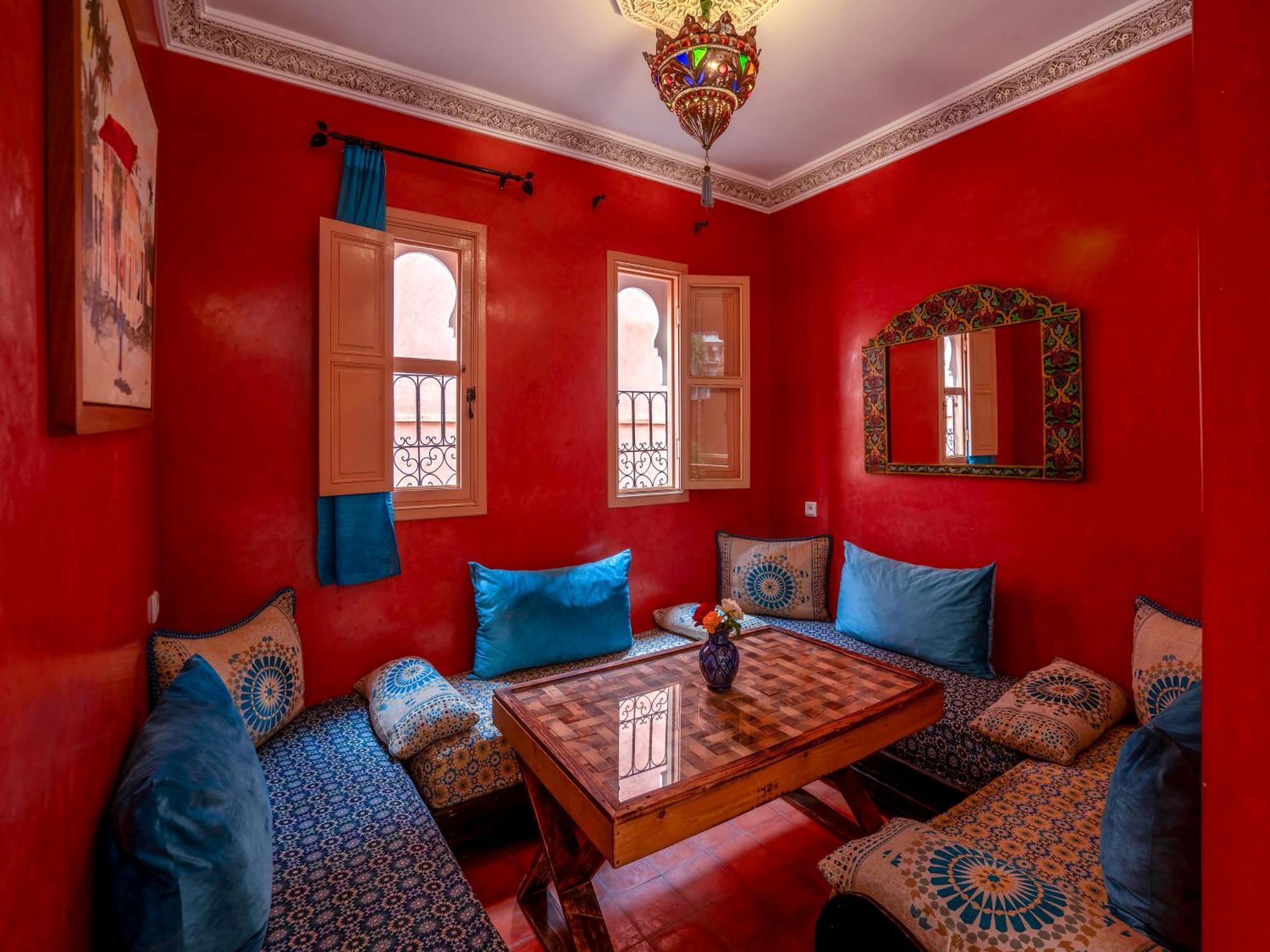 Riad Dar Ennakhla Marrakesh Exteriör bild